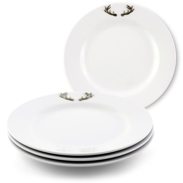 Arthur Court Serveware Arthur Court Melamine Lunch Plates (4) - Antlers