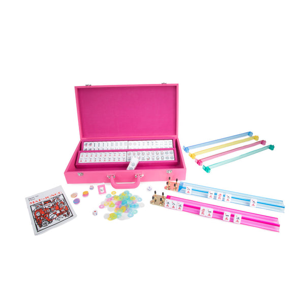 Brouk & Co Giftware Ellen Mahjong Set Pink