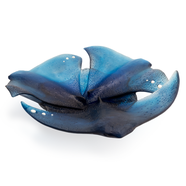 Daum Art Glass Daum Crystal Maya Rays Centerpiece