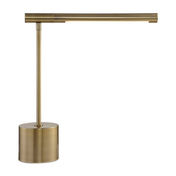 Furniture Direct Discount Lighting To The Point Desk Lamp - Brass