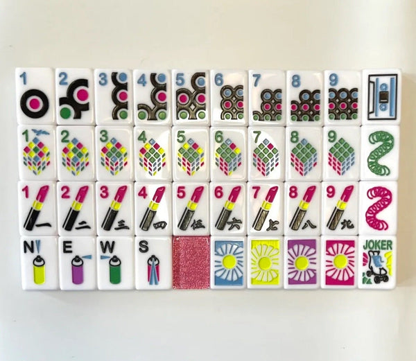 Luxe Mahjong Giftware I Love the 80s Mahjong Set - Luxe Mahjong