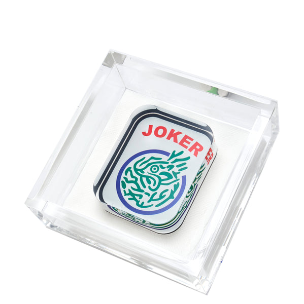 Tara Wilson Designs Giftware Cocktail Napkin Holder - Mahjong