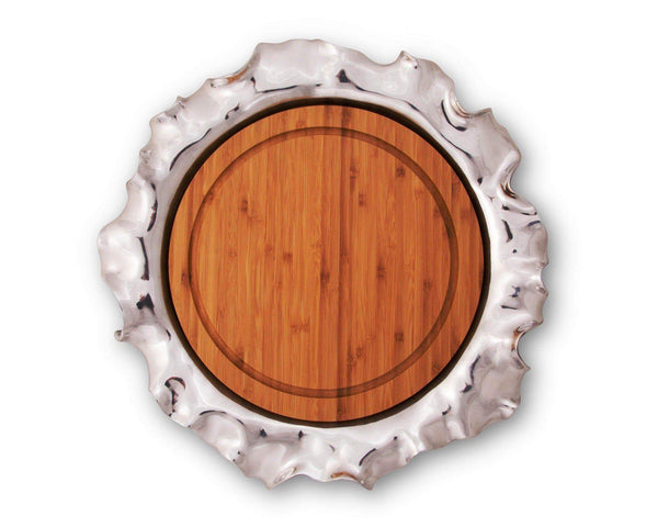 Arthur Court Serveware Arthur Court Cheese Board 10 inches Wood - Carmel