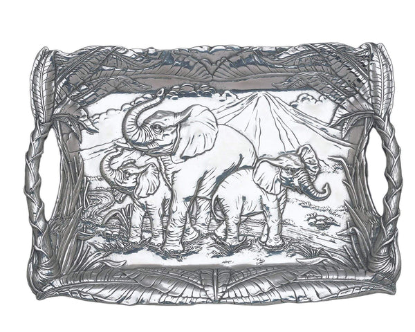 Arthur Court Elephant Clutch Tray