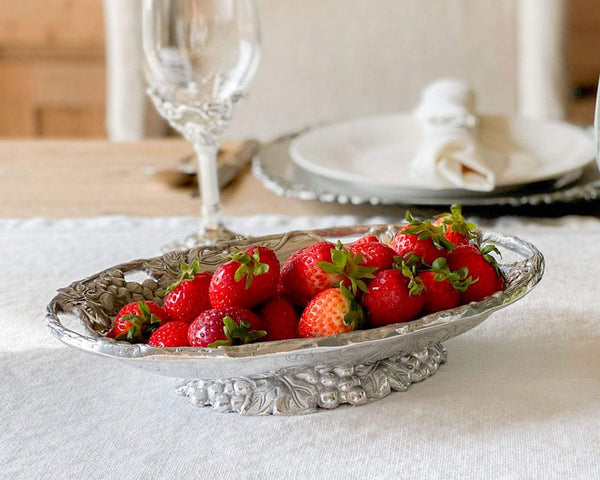 Arthur Court Grape Footed Side Dish