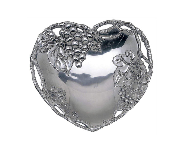 Arthur Court Grape Heart Coupe Tray