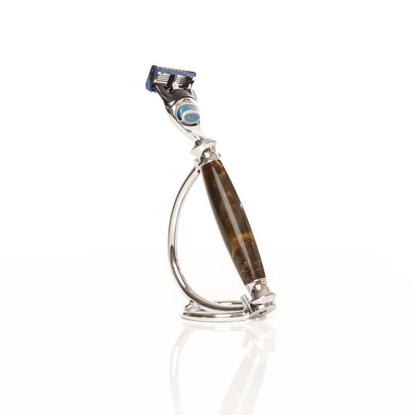 Brouk & Co Giftware Winston Razor Handle, Brown