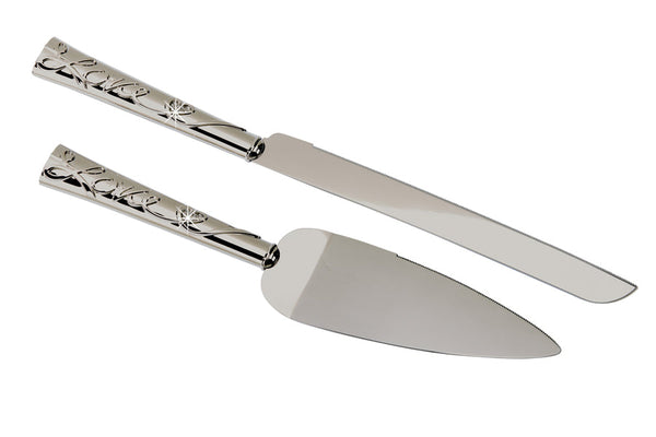 Creative Gifts Giftware "Love" Cake Knife & Server Set