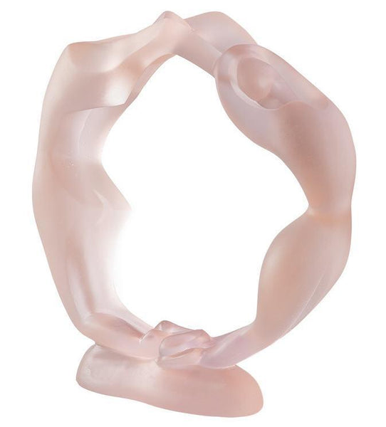 Daum Art Glass Daum Crystal Alliance- Pink