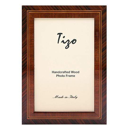 Tizo Designs Picture Frames Tizo Italian Wood Frame Brown 4x6
