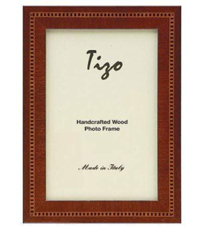 Tizo Designs Picture Frames Tizo Italian Wood Frame Brown 5x7