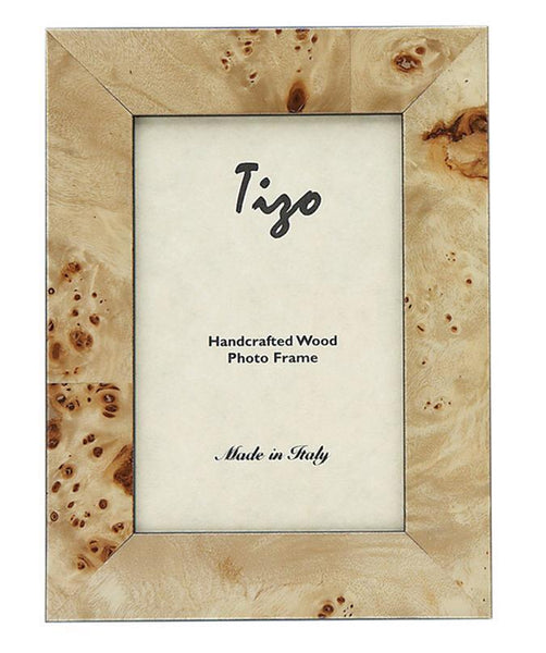 Tizo Designs Picture Frames Tizo Italian Wood Frame Tan 5x7
