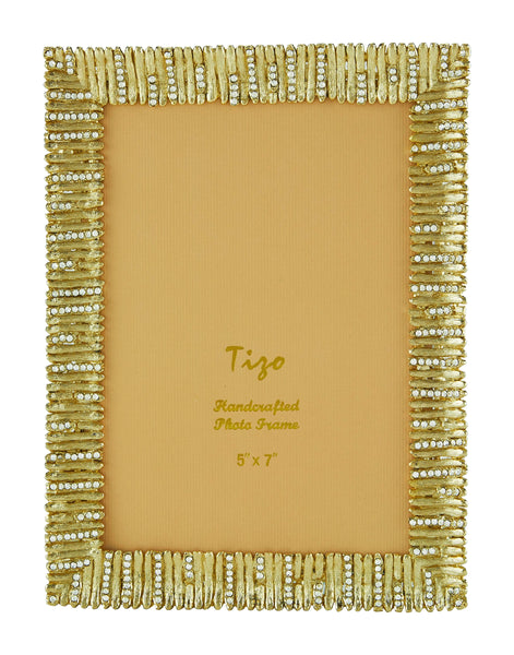 Tizo Designs Picture Frames Tizo Jewel Frame Hedge Gold 5 X 7