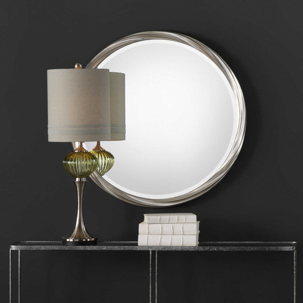 Uttermost Home Oversized Uttermost Orion Round Mirror