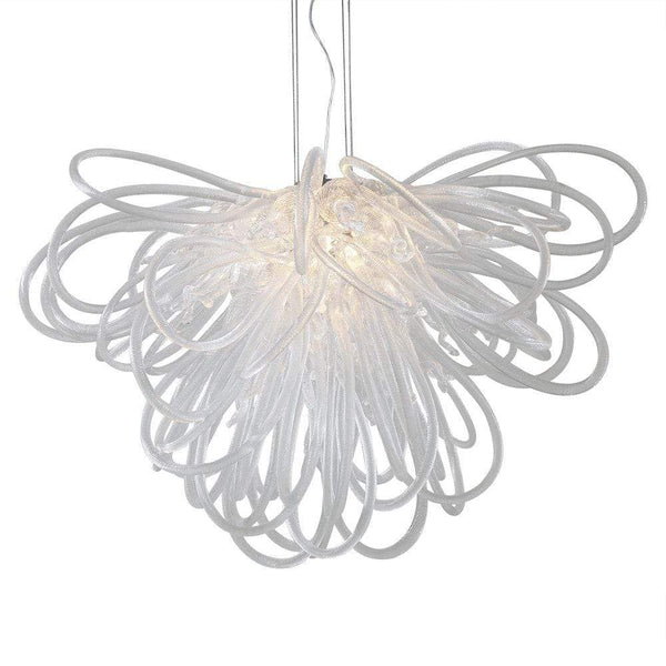 Viz Art Glass Lighting Orion Chandelier Clear Small by Viz Glass