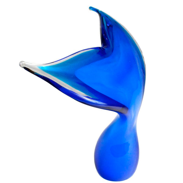 Viz Art Glass Art Glass Whale Tail by Viz Glass 7901