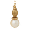 Olivia Riegel Faux Pearl & Bead Drop Earrings Gold