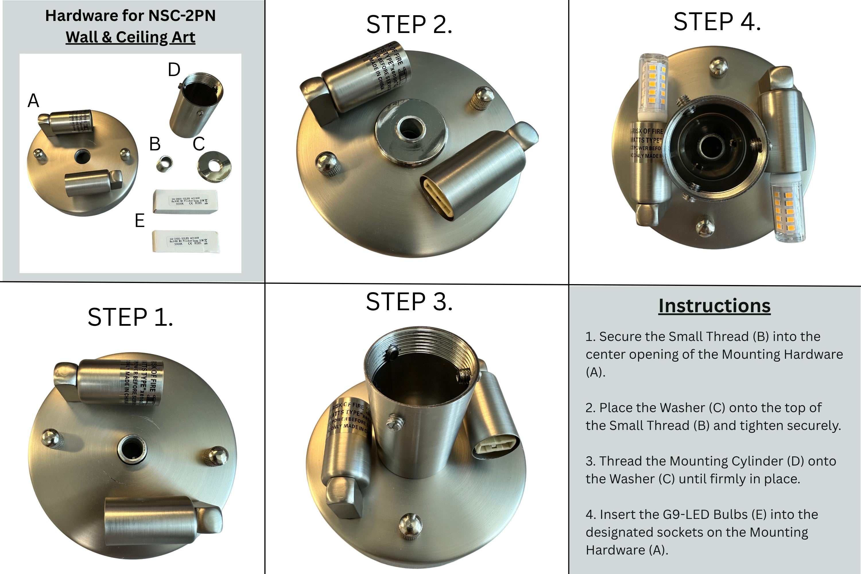 Viz Glass Wall Art Lighting Hardware