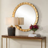 Uttermost Haya Round Mirror, Gold - CLOSEOUT