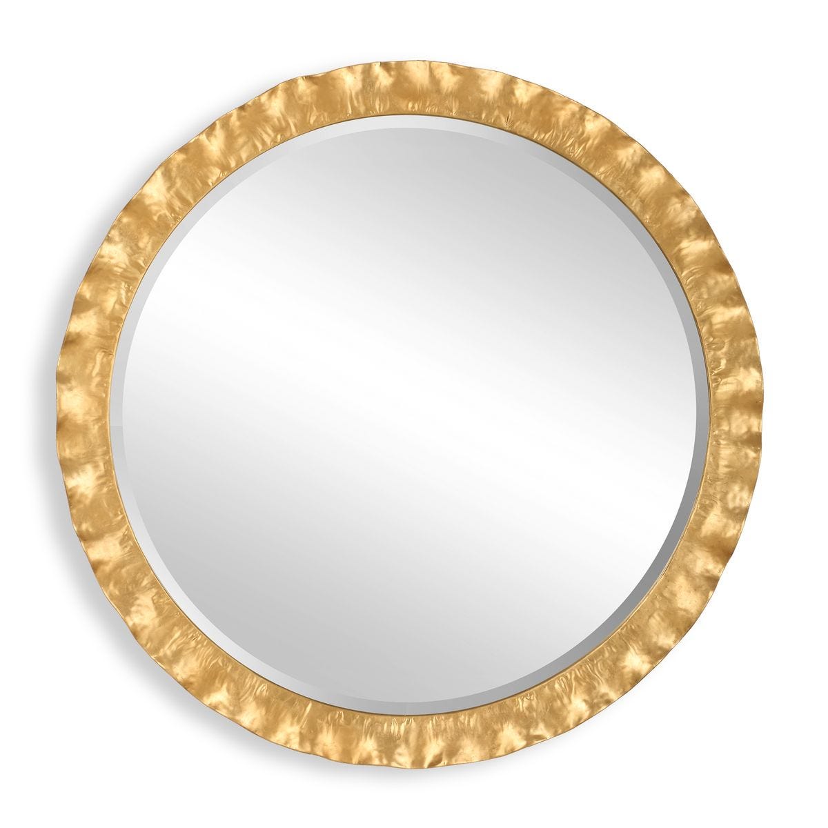 Uttermost Haya Round Mirror, Gold - CLOSEOUT