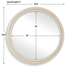 Uttermost Florian Round Mirror - CLOSEOUT