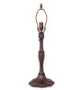 21" High Reverse Painted Roses Table Lamp