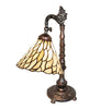 20" High Willow Jadestone Bridge Arm Table Lamp