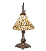 20" High Willow Jadestone Bridge Arm Table Lamp