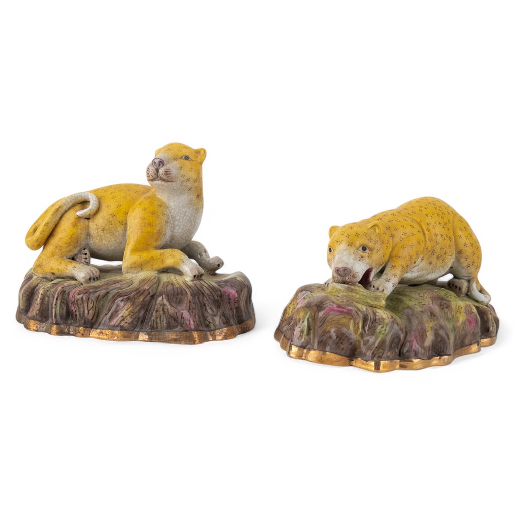 Danny's Fine Porcelain Pair of Leopards