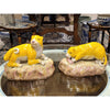 Danny's Fine Porcelain Pair of Leopards