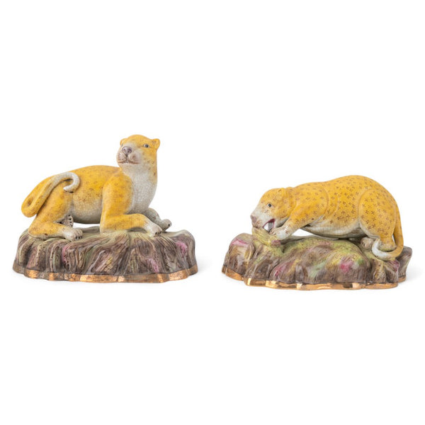 Danny's Fine Porcelain Pair of Leopards