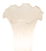 13" High White Tiffany Pond Lily Twin Cherub Accent Lamp