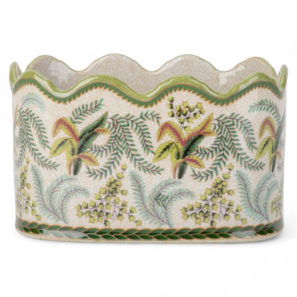 Danny's Fine Porcelain Ice Bucket - Fern