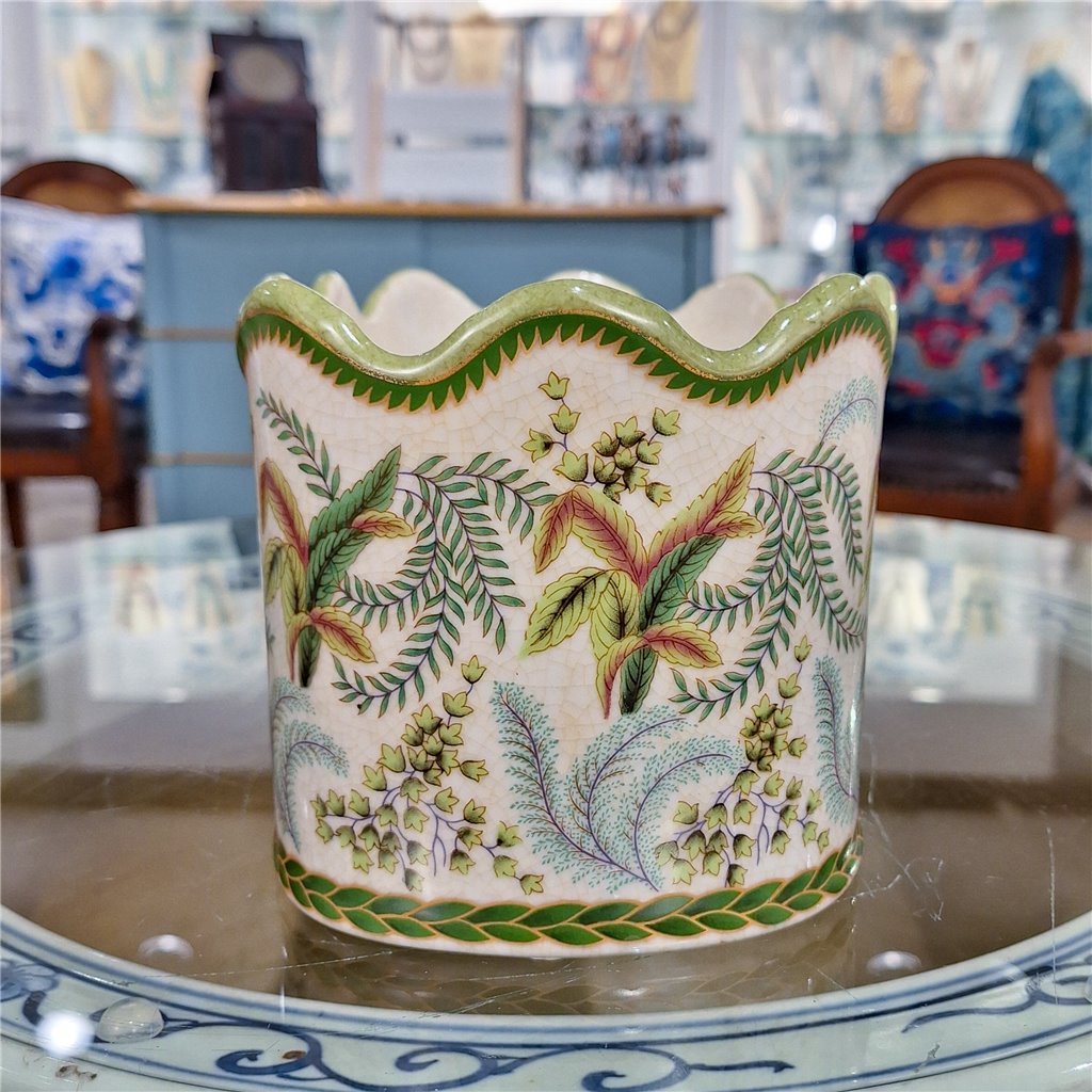 Danny's Fine Porcelain Ice Bucket - Fern