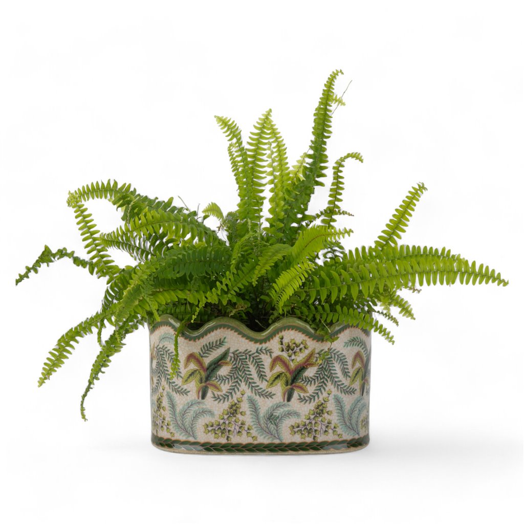 Danny's Fine Porcelain Ice Bucket - Fern