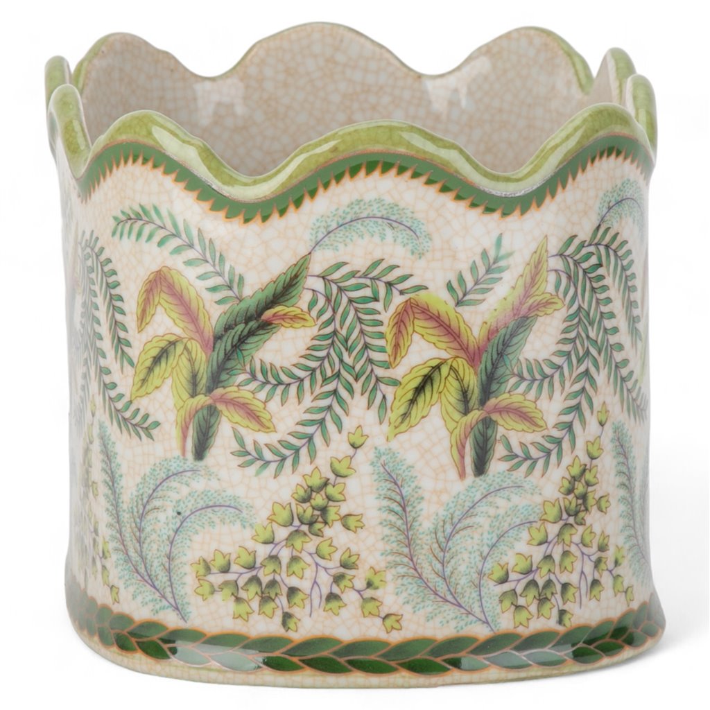 Danny's Fine Porcelain Ice Bucket - Fern