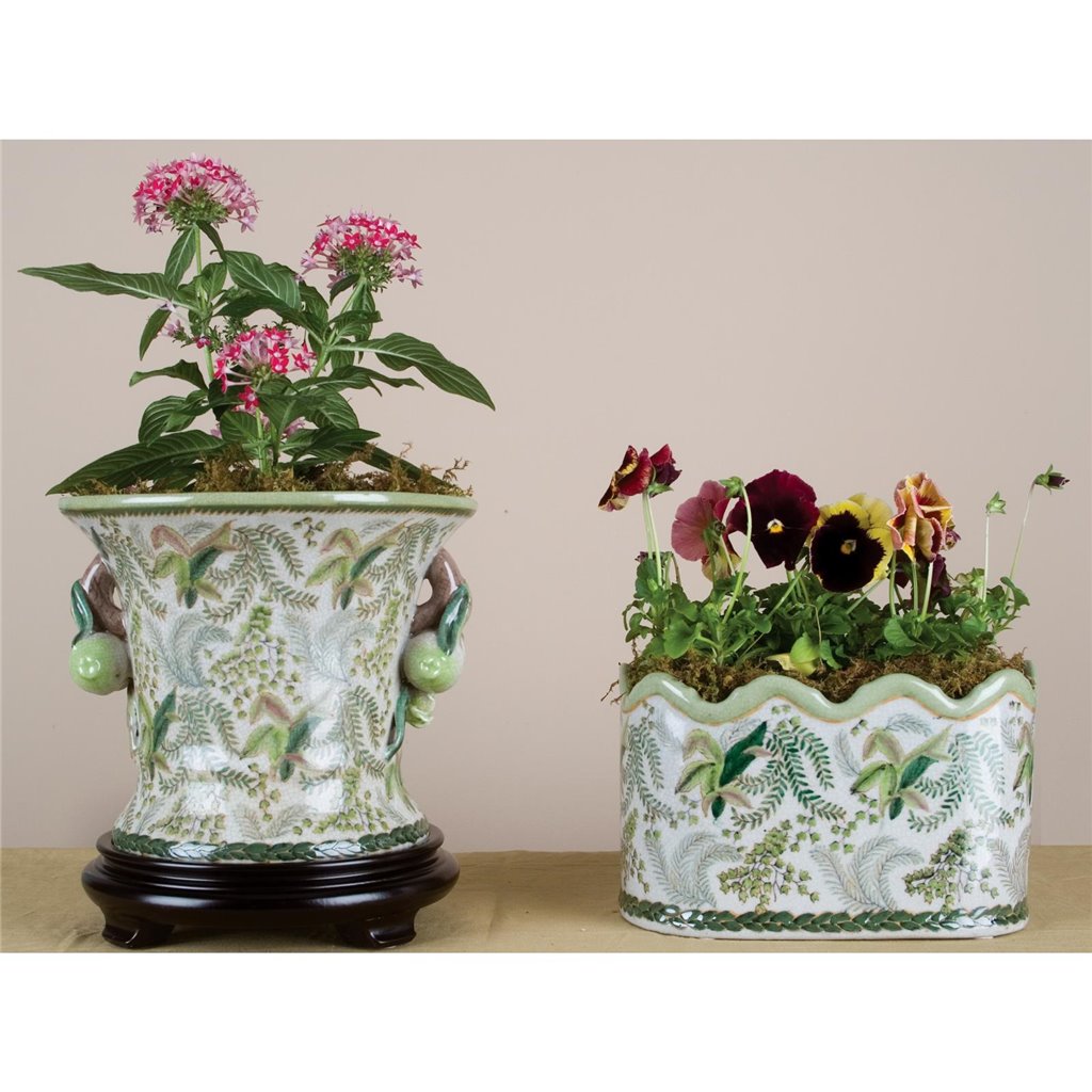 Danny's Fine Porcelain Ice Bucket - Fern