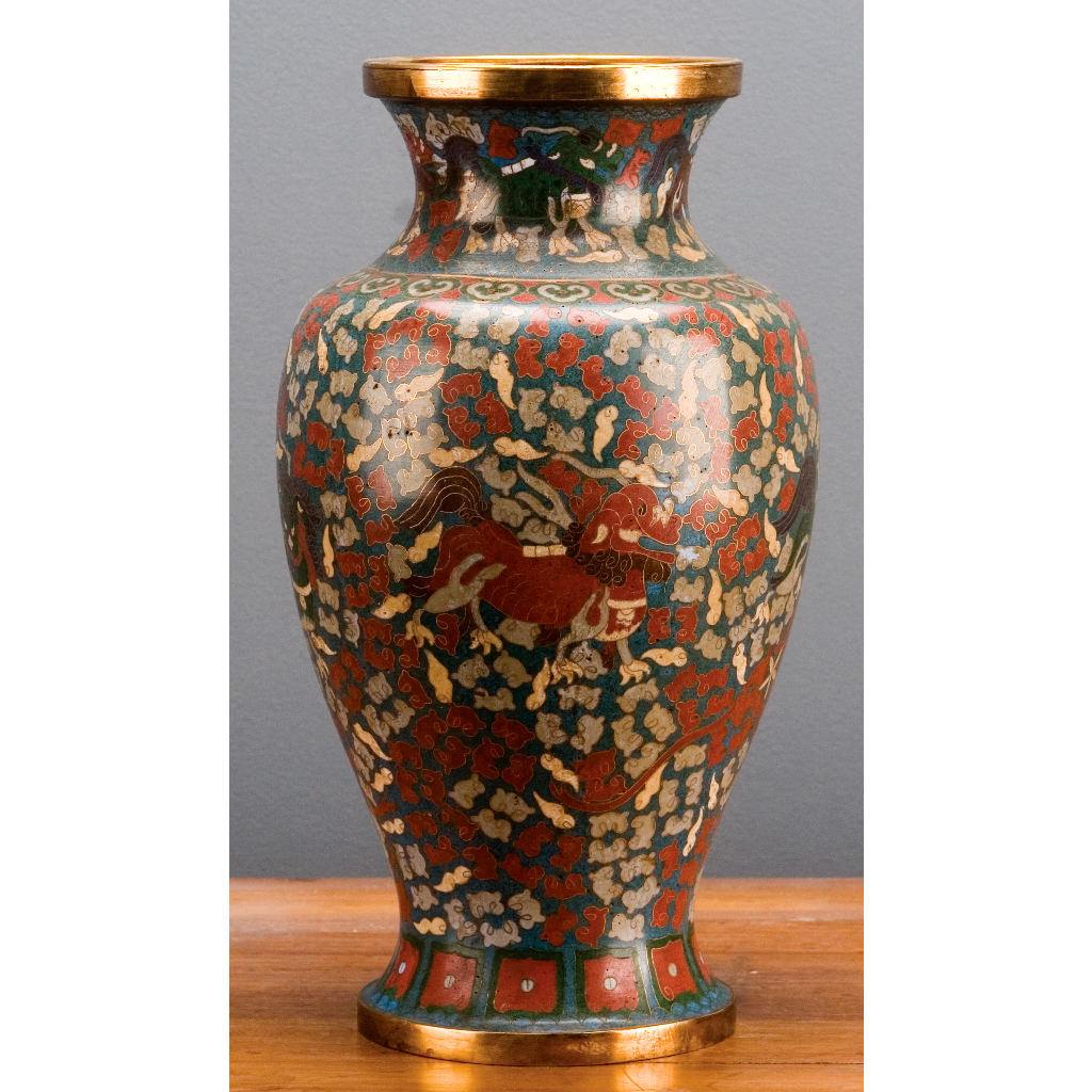 Danny's Fine Porcelain Classic Cloisonné Vase (012-4.75)