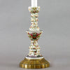 Danny's Fine Porcelain (Pbze316c-X1350) 16x16x29 Candlestick with Bronze Stand – Chekian Lotus (125-14-Be) - CLOSEOUT