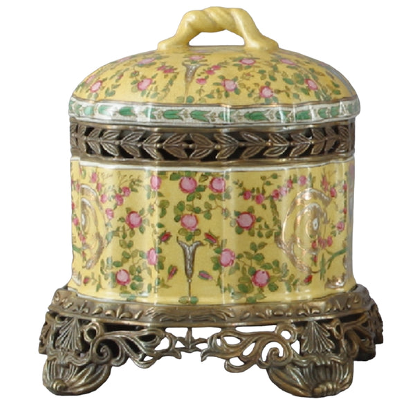 Danny's Fine Porcelain Tureen with Bronze Base – Emporio Rosette - CLOSEOUT