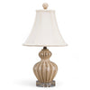 Danny's Fine Porcelain Petite Gourd Lamp- Sandy Acrylic Base