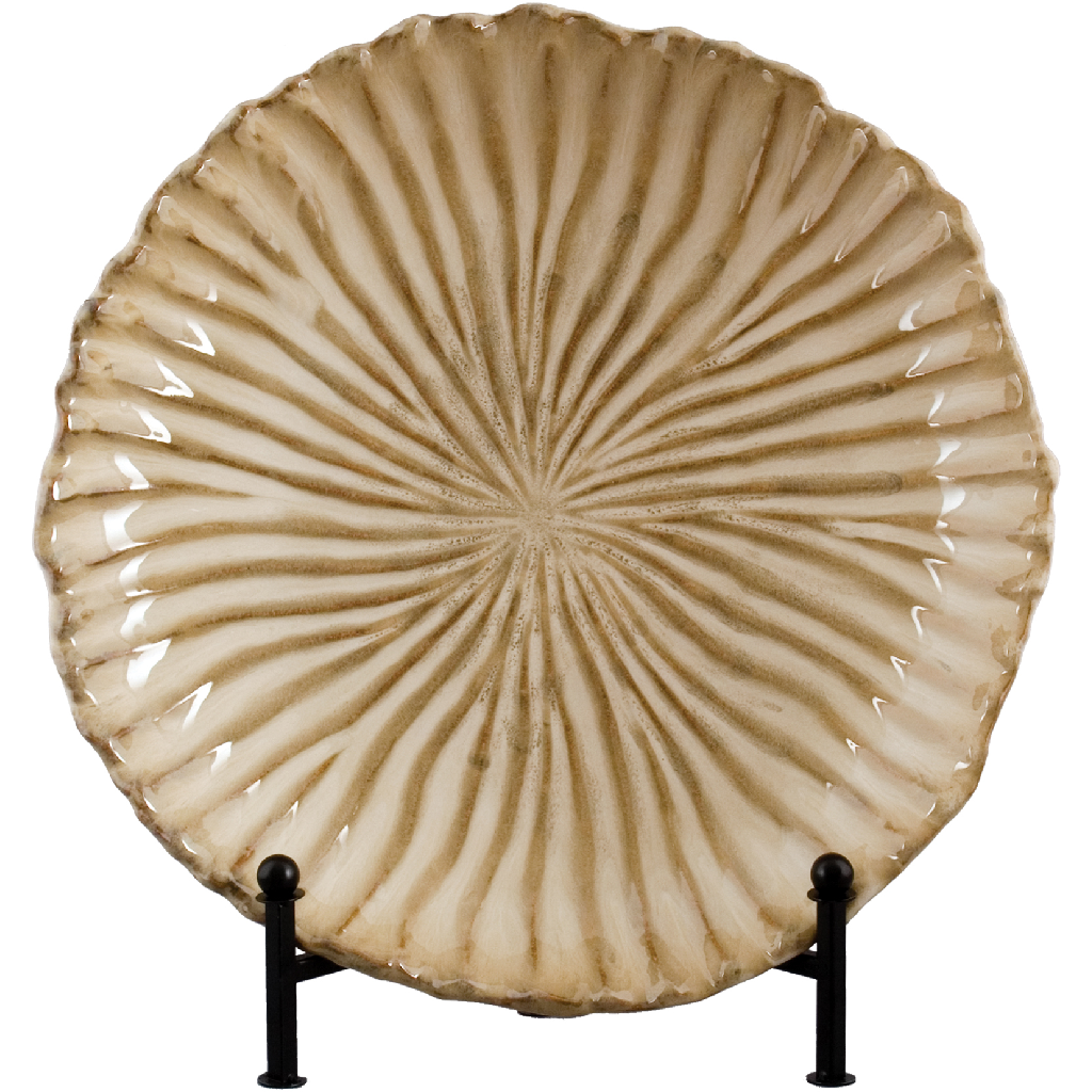Danny's Fine Porcelain Shell Plate (plate Stand Sold Separately) 11905