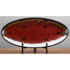 Danny's Fine Porcelain Oval Platter - Red (plate Stand Sold Separately) 11914