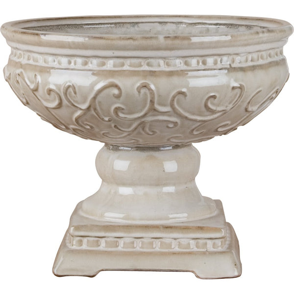 Danny's Fine Porcelain Planter with Square Base-Sandy