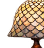 13" High Tiffany Fishscale Mini Lamp