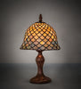13" High Tiffany Fishscale Mini Lamp