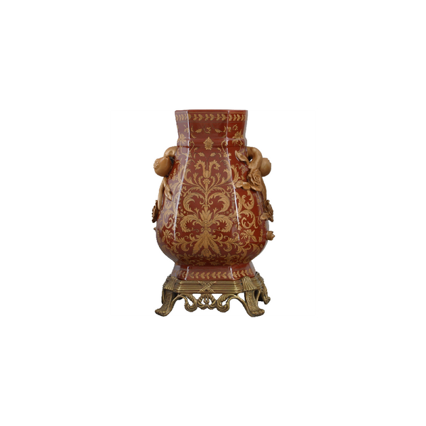 Danny's Fine Porcelain Oct Vase with Bronze Base – Tavern Dreams - CLOSEOUT