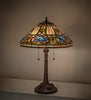 25" High Tiffany Floral Table Lamp