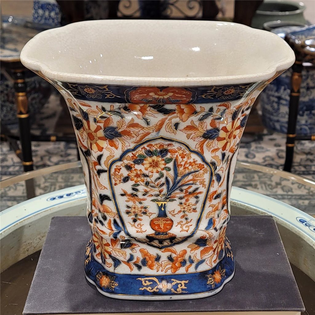 Danny's Fine Porcelain Flower Vase - Imari