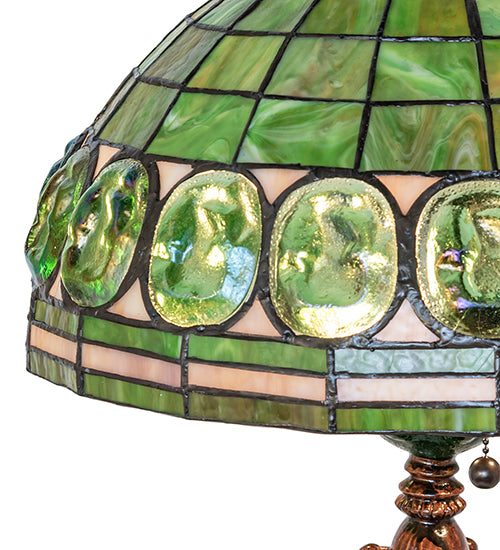 24" High Tiffany Turtleback Table Lamp